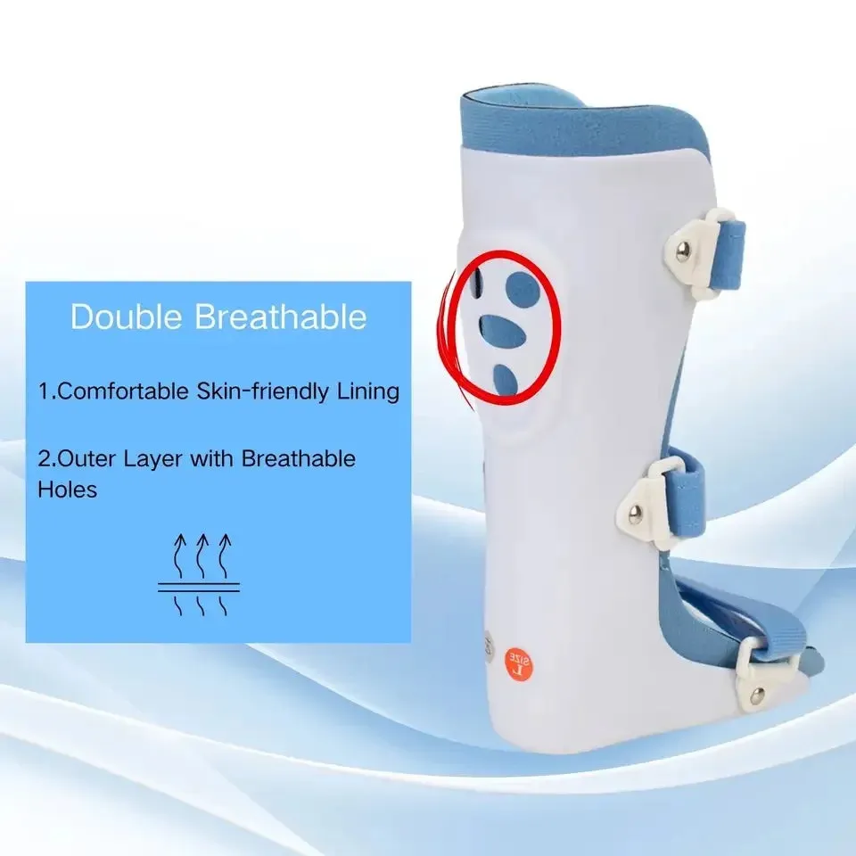 Adjustable Medical Ankle Foot Orthosis Support-Kids AFO Foot Drop Brace-For Sprained Ankle, Broken Foot