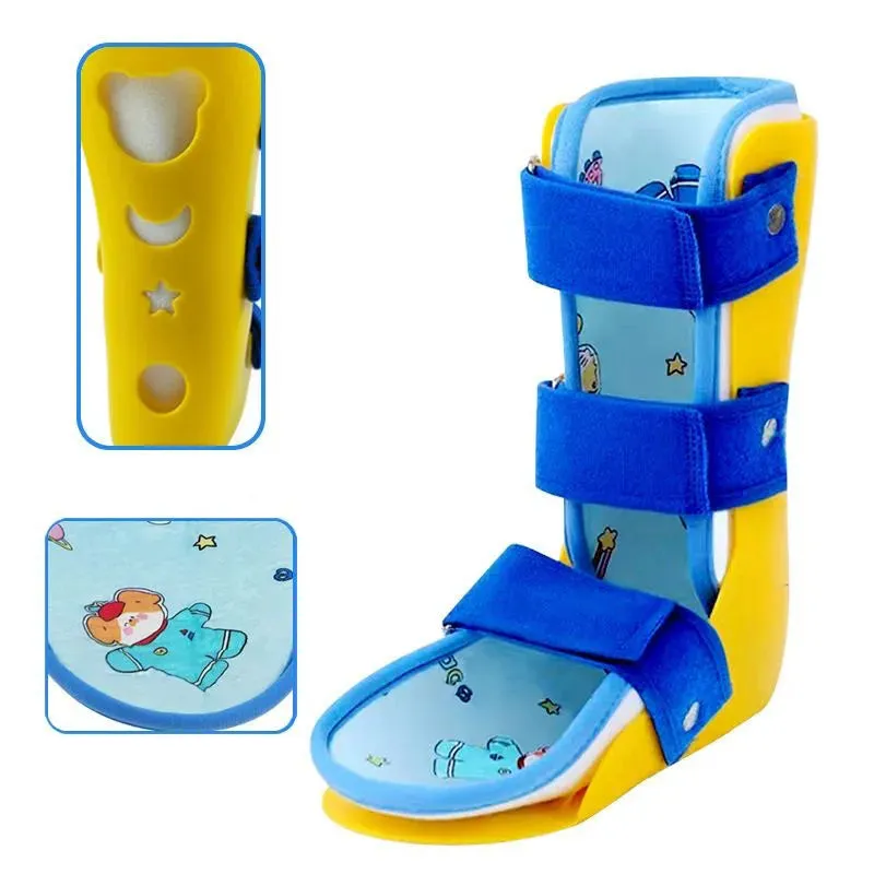 Adjustable Medical Ankle Foot Orthosis Support-Kids AFO Foot Drop Brace-For Sprained Ankle, Broken Foot