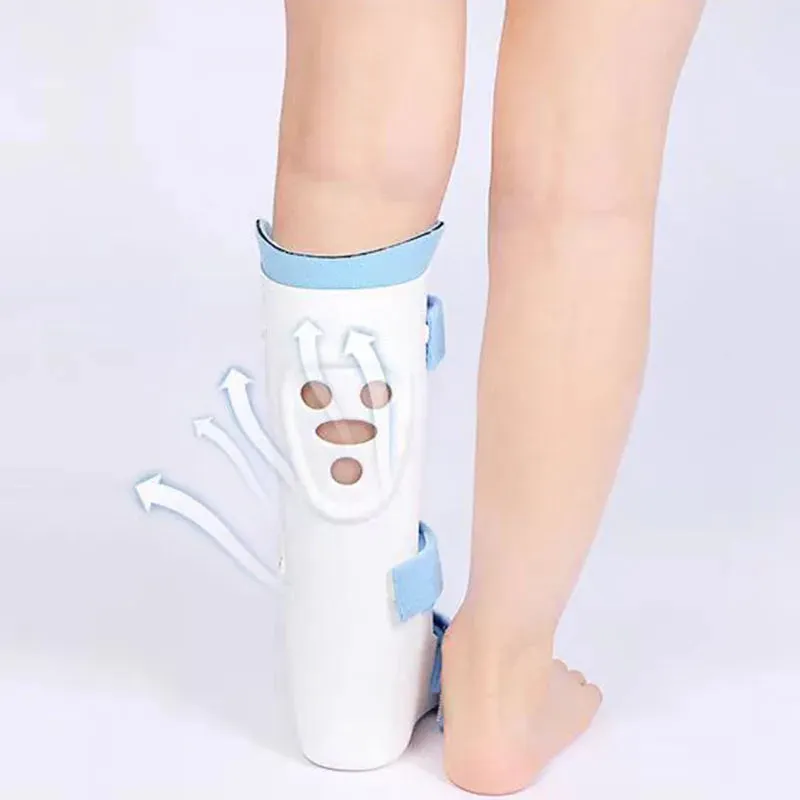 Adjustable Medical Ankle Foot Orthosis Support-Kids AFO Foot Drop Brace-For Sprained Ankle, Broken Foot
