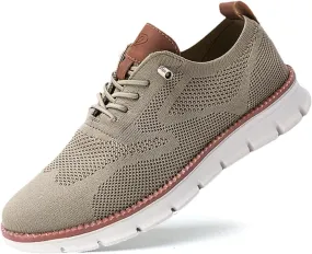 Breeze Men's Oxford Walking Shoes, Size 7.5-22 Wide, Color: Light Blue, Lightweight, Comfortable, Breathable, Casual