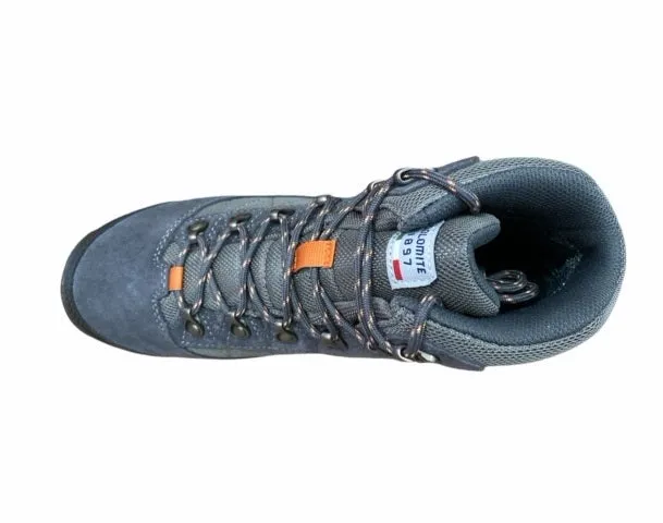 Dolomite scarponcino da trekking in Gore-Tex Zernez GTX 248115 AG/BO grigio asfalto-arancione