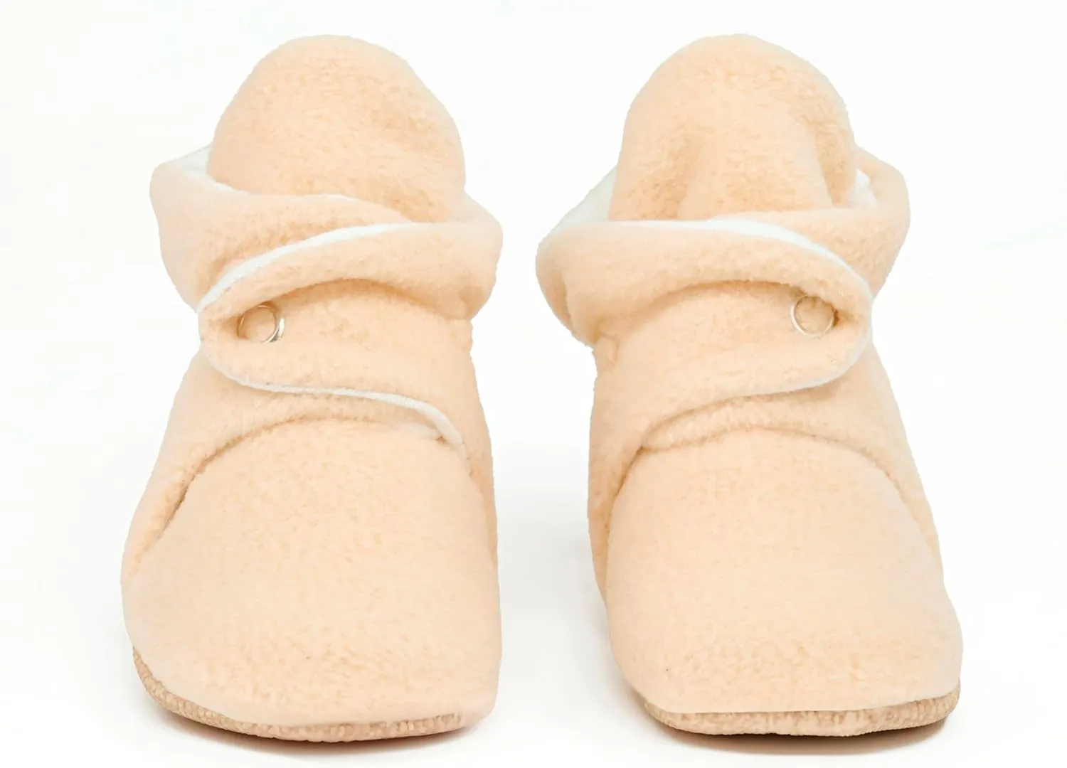 Ella Bonna Fleece Baby Booties, Warm Organic Infant Booties