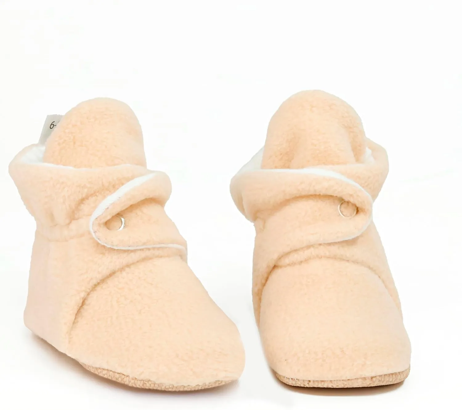 Ella Bonna Fleece Baby Booties, Warm Organic Infant Booties