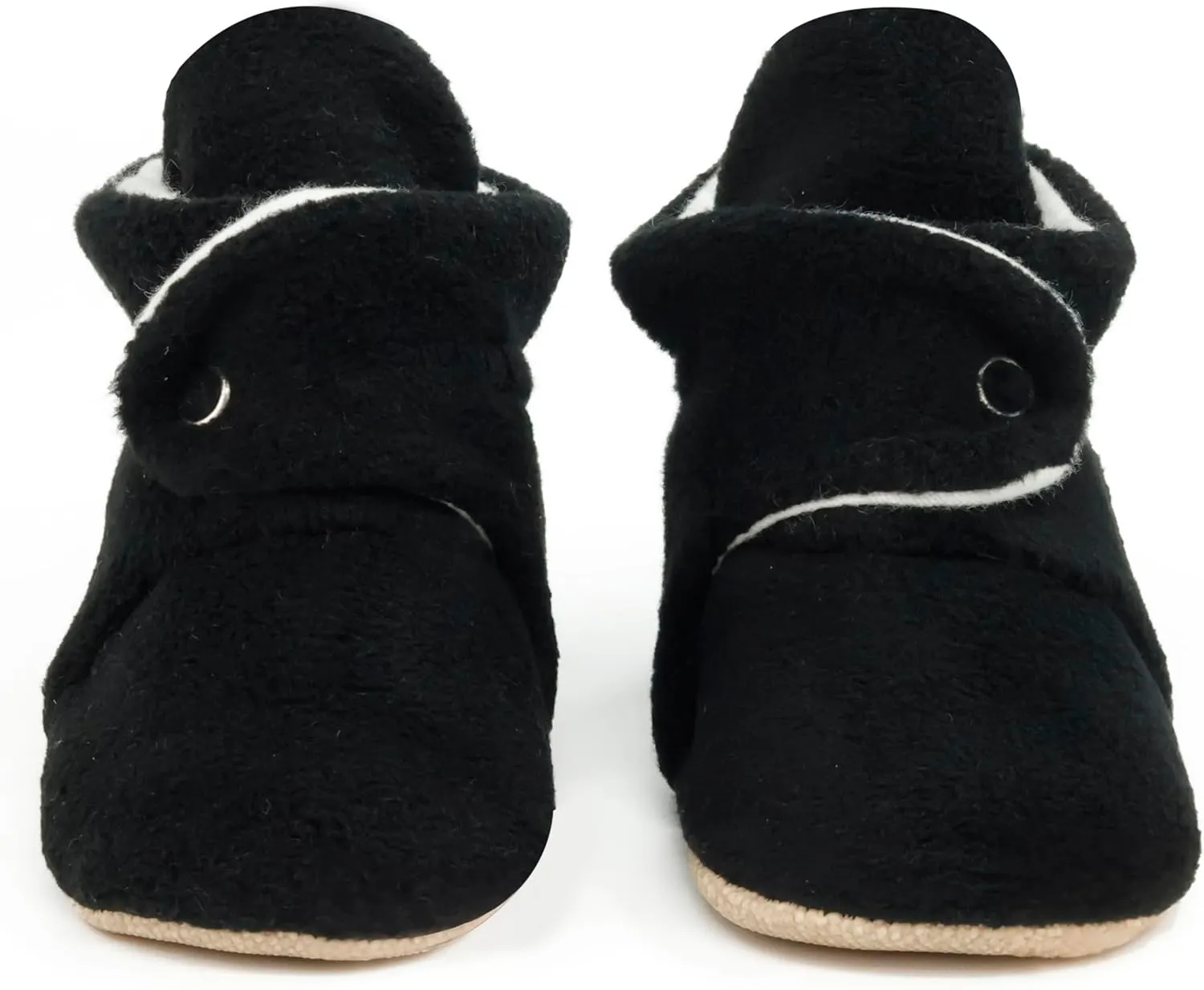 Ella Bonna Fleece Baby Booties, Warm Organic Infant Booties