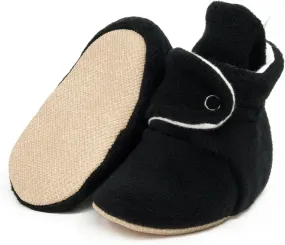 Ella Bonna Fleece Baby Booties, Warm Organic Infant Booties