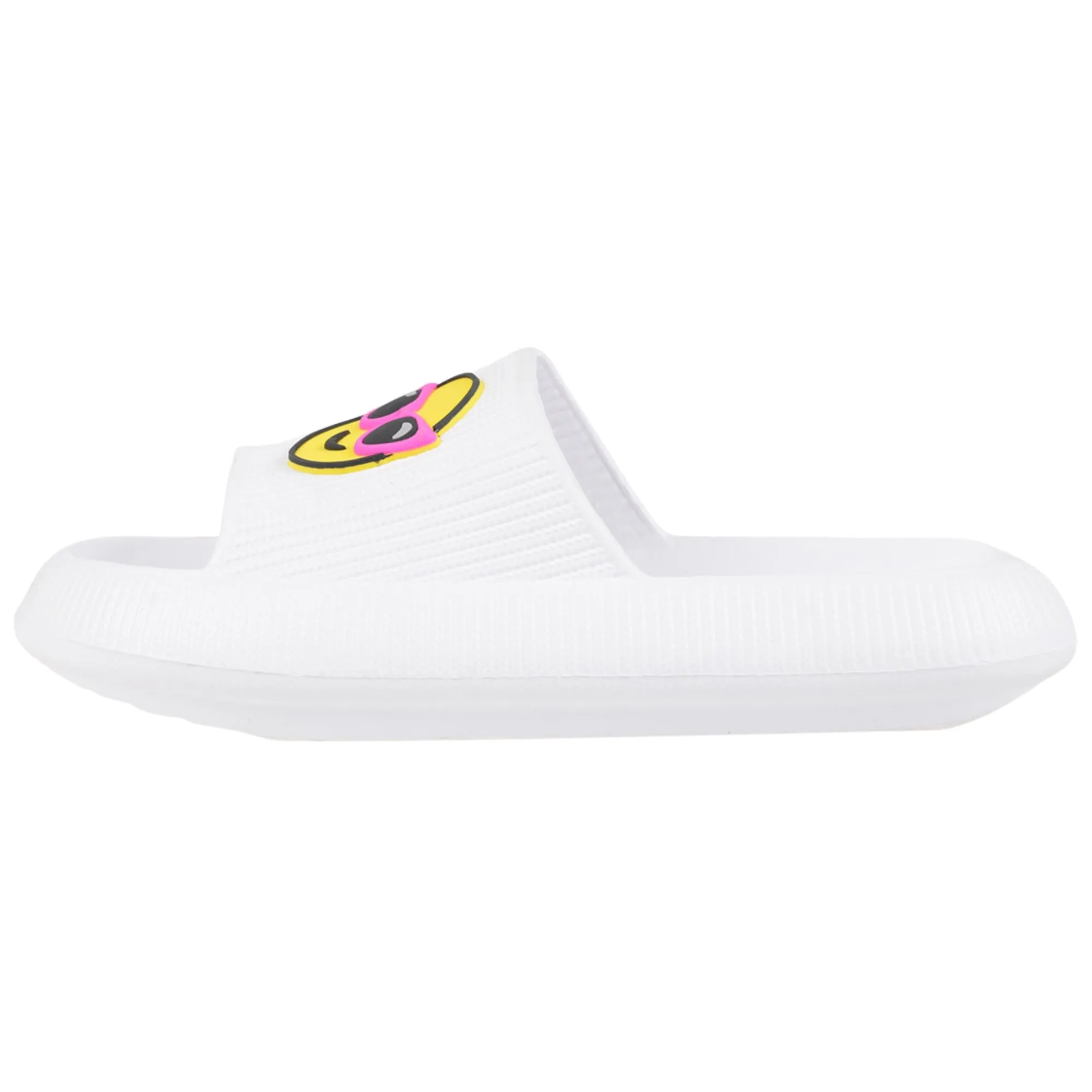 Foamwalk Womens' Sandals - Comfortable Beach Slides, Stylish Slide On Sandals, Everyday Women's Slide Sandals with Novelty Patch