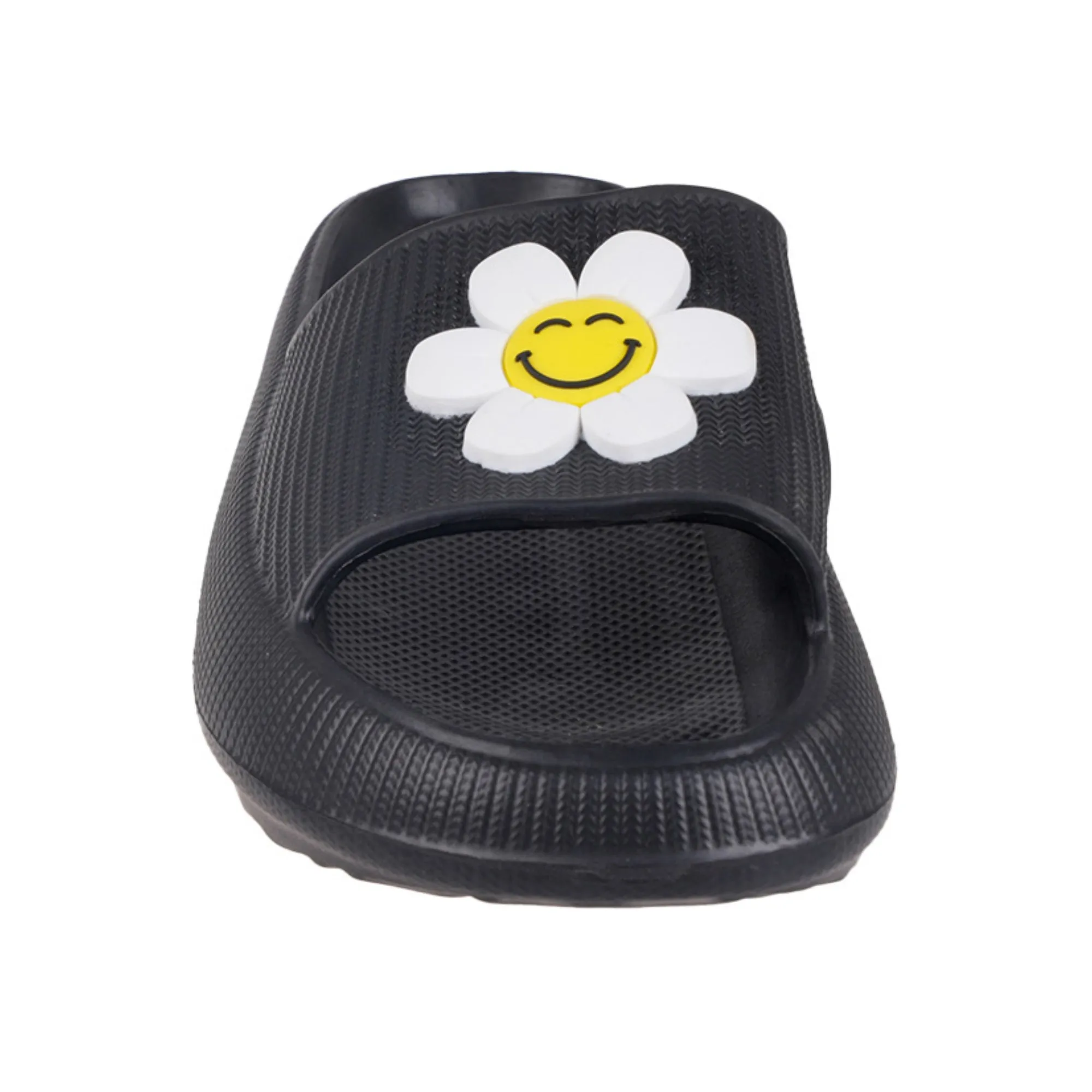 Foamwalk Womens' Sandals - Comfortable Beach Slides, Stylish Slide On Sandals, Everyday Women's Slide Sandals with Novelty Patch