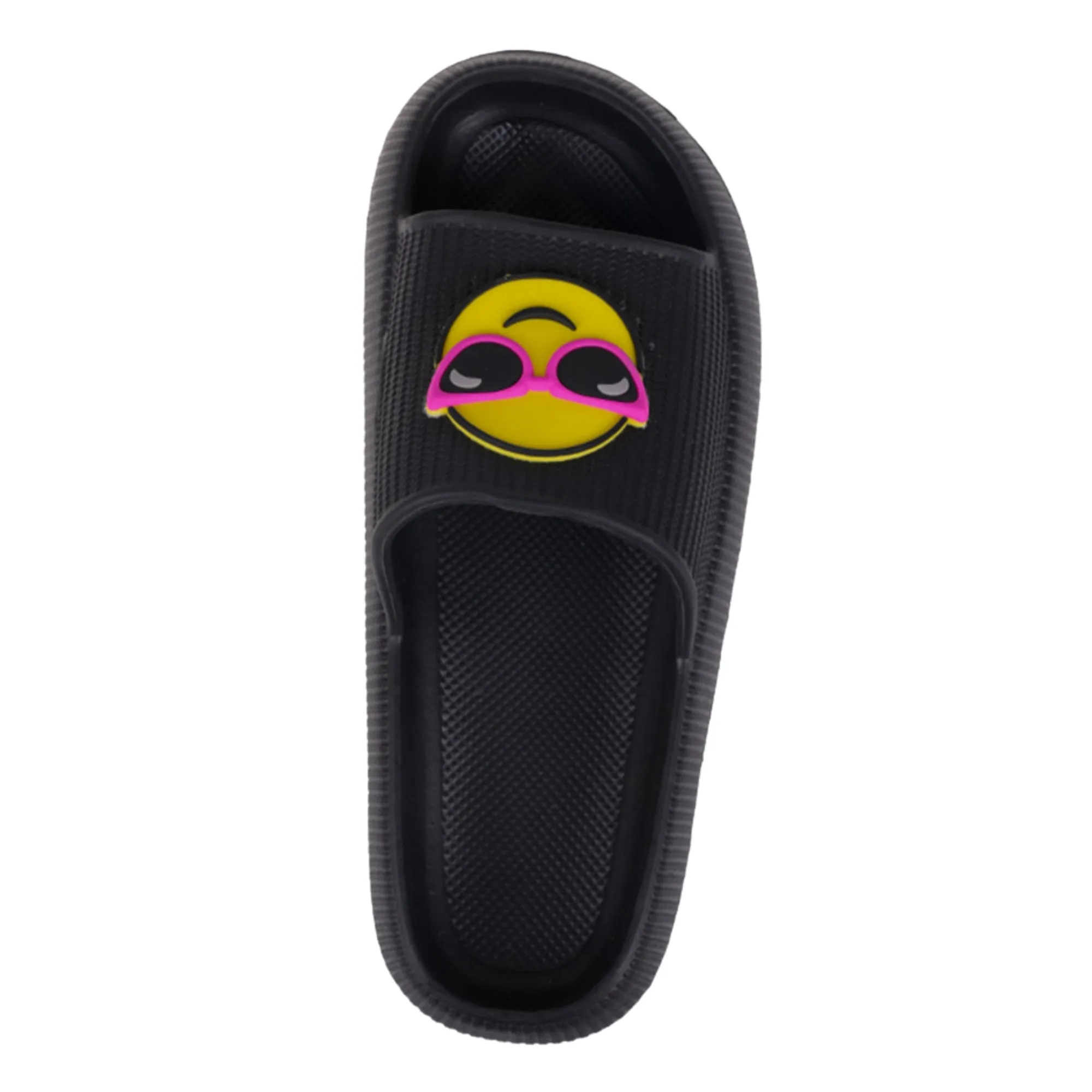 Foamwalk Womens' Sandals - Comfortable Beach Slides, Stylish Slide On Sandals, Everyday Women's Slide Sandals with Novelty Patch