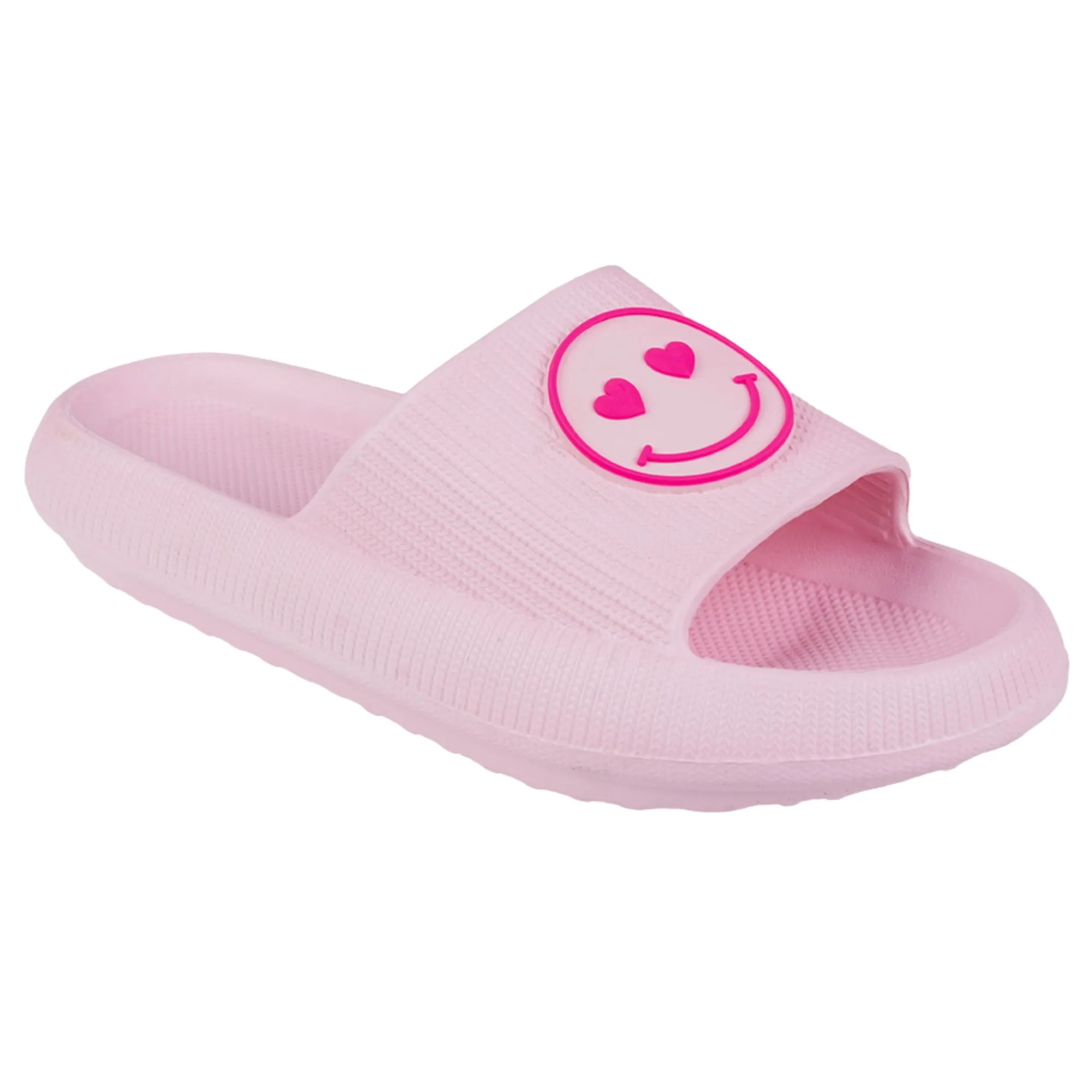 Foamwalk Womens' Sandals - Comfortable Beach Slides, Stylish Slide On Sandals, Everyday Women's Slide Sandals with Novelty Patch