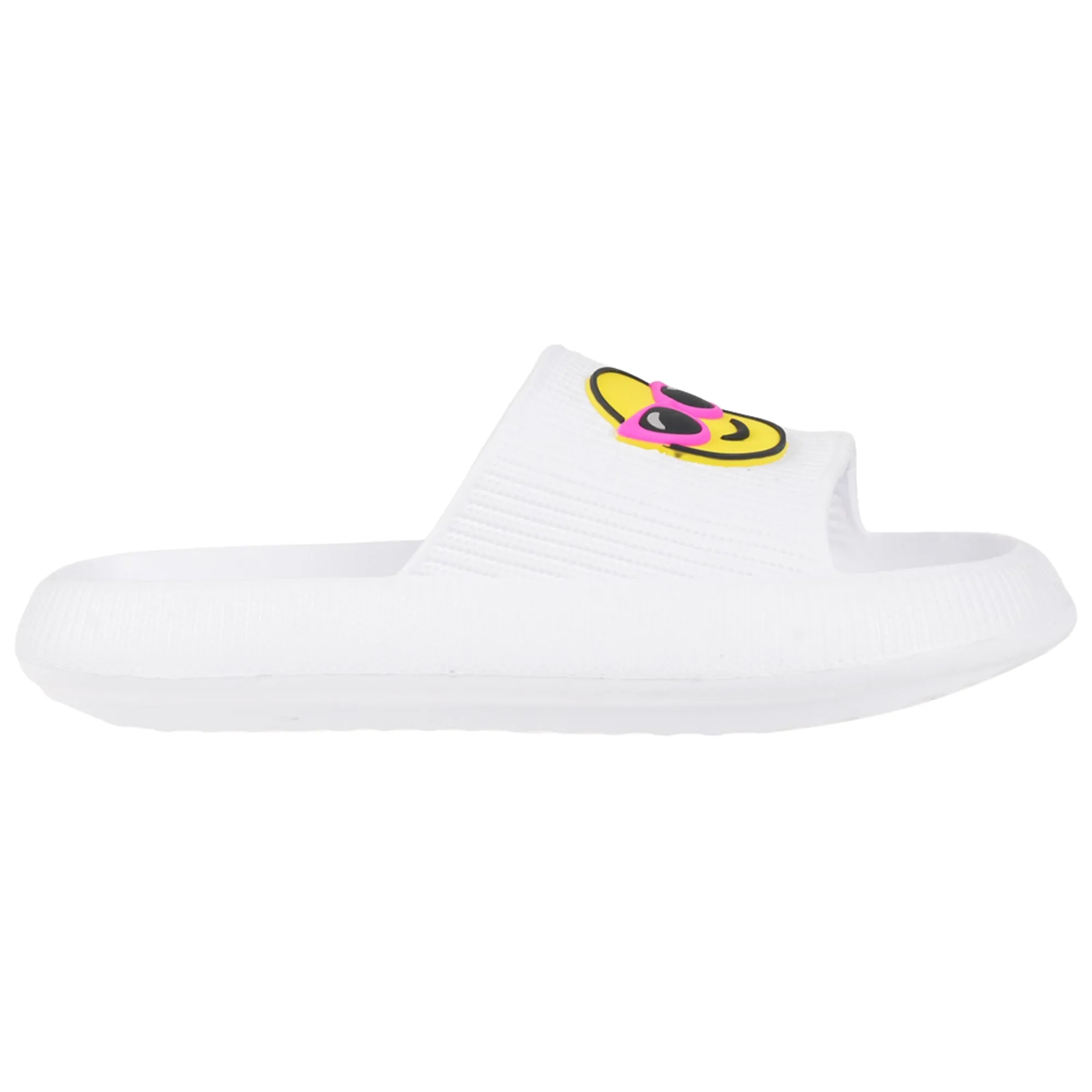 Foamwalk Womens' Sandals - Comfortable Beach Slides, Stylish Slide On Sandals, Everyday Women's Slide Sandals with Novelty Patch