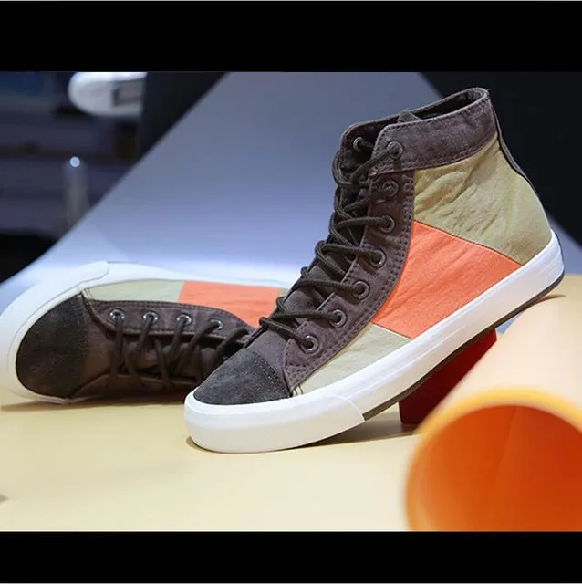 (Free Shipping) High Top Men Casual Shoes (Free Shipping)