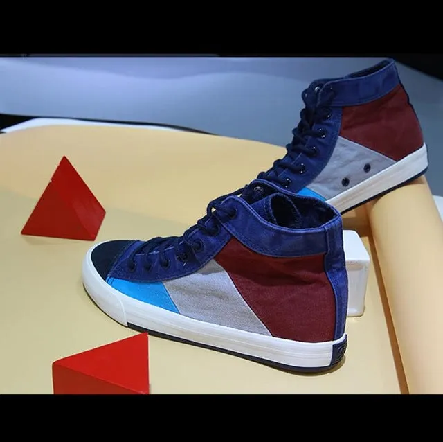 (Free Shipping) High Top Men Casual Shoes (Free Shipping)