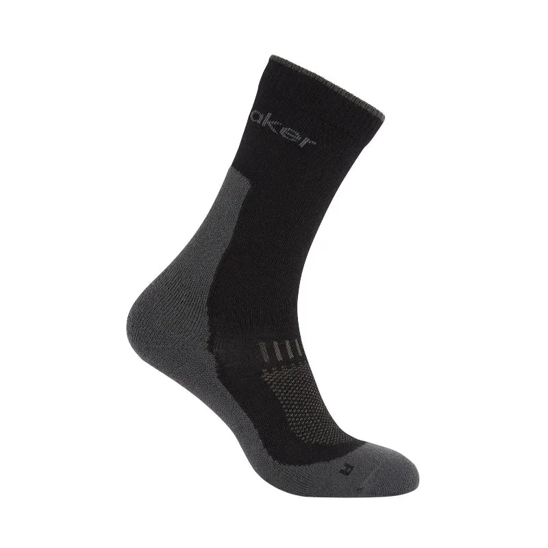icebreaker Merino Men's Hike  Light Crew Socks - Black/OBS