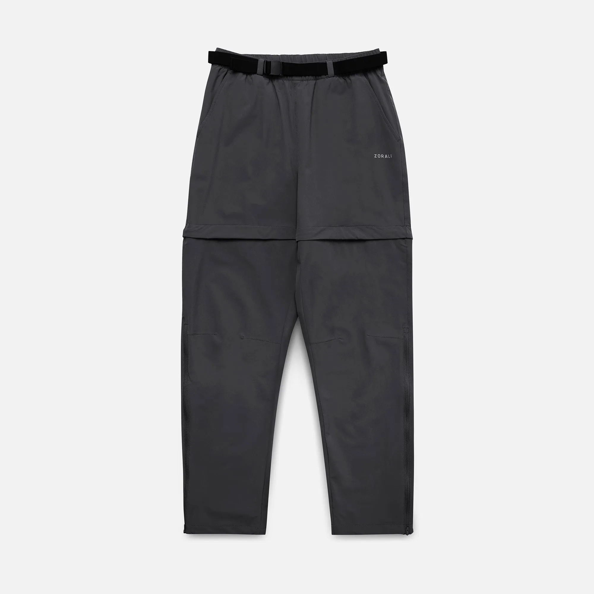 Impeccably Imperfect Womens Zip Off Pants Black