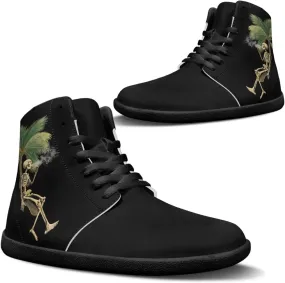 Jeiento Mens Sugar Skull Barefoot Shoes Zero Drop Sole Trail Running Sneakers Wide Toe Box