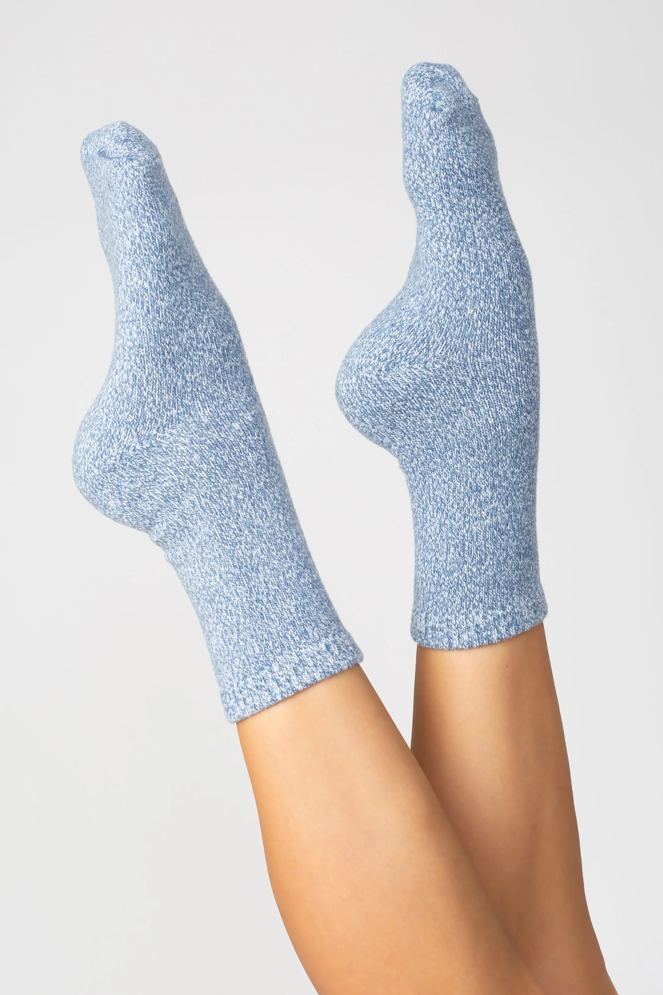 Laura Ashley Womens Colorblock Polytam Crew Socks - 3 Pack
