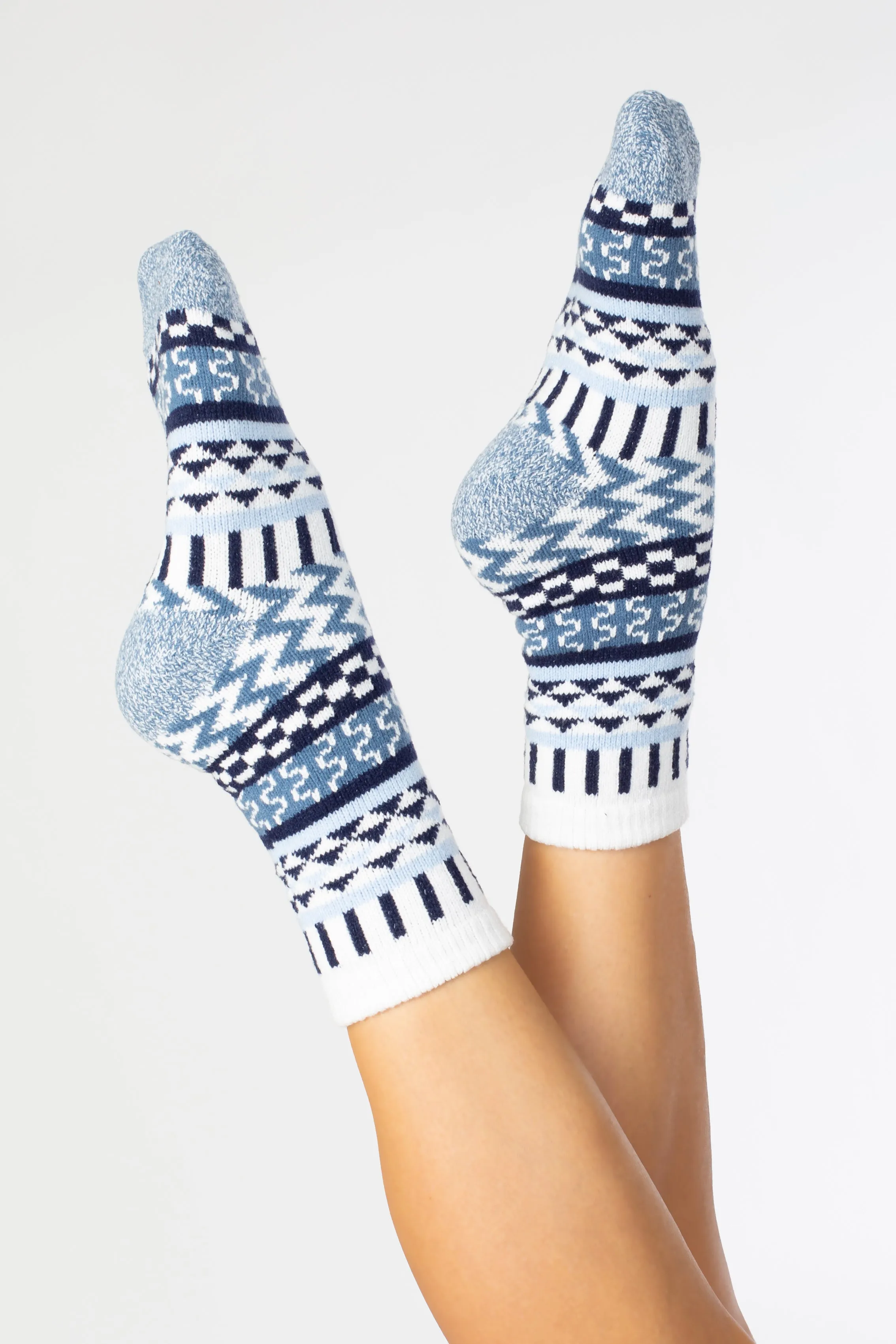Laura Ashley Womens Colorblock Polytam Crew Socks - 3 Pack