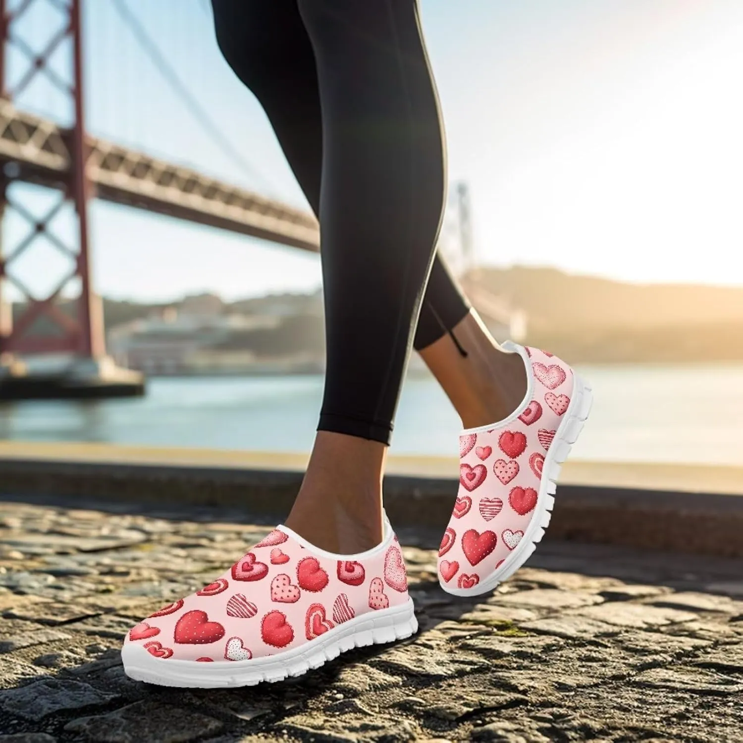 Loafers Women Shoes Breathable Women Slip On Shoes Dressy for Travel