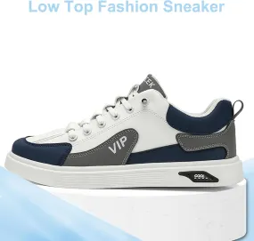 Men's Fashion Sneakers Shoes Comfort Casual Skate Walking Shoes Lace Up Fashion Canvas Sneakers