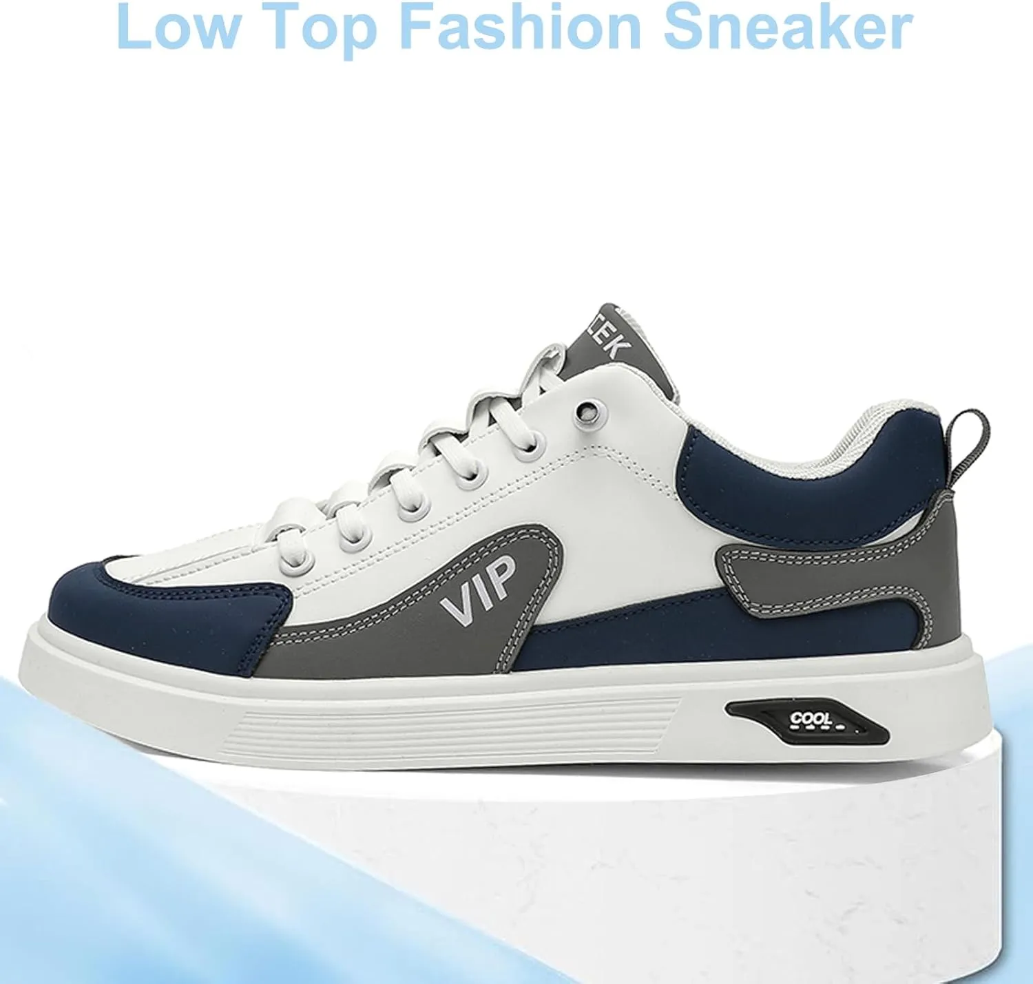 Men's Fashion Sneakers Shoes Comfort Casual Skate Walking Shoes Lace Up Fashion Canvas Sneakers