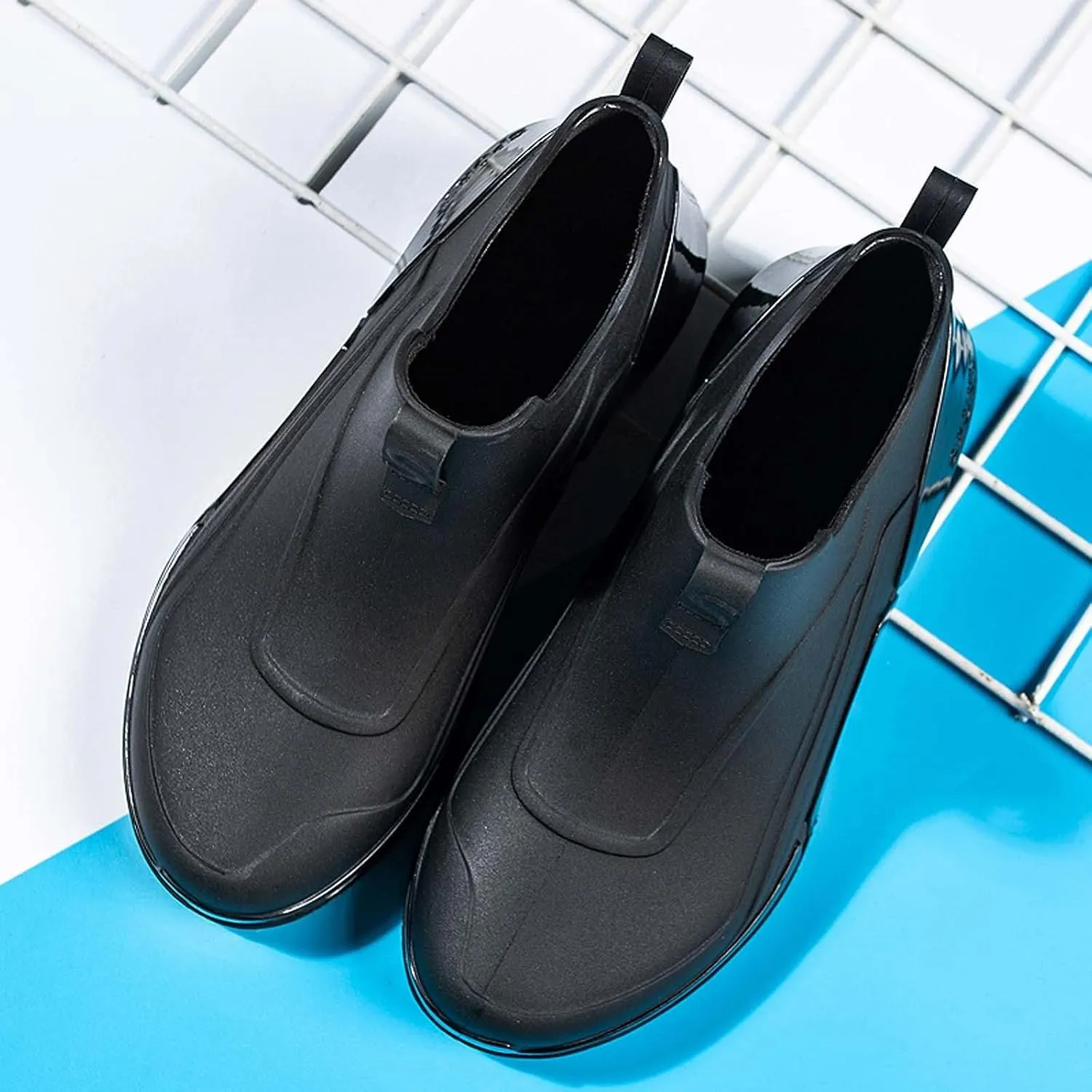 Men's Rain Shoes Non Slip Outdoor Comfortable Lightweight Casual Sneakers for Walking Travel Hiking