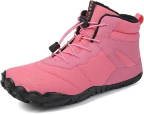 Mens Snow Boots Waterproof,Outdoor Hiking Lightweight Walking Winter Boots for Women,Comfortable Lightweight Warm Fur Lined Boots,Unisex
