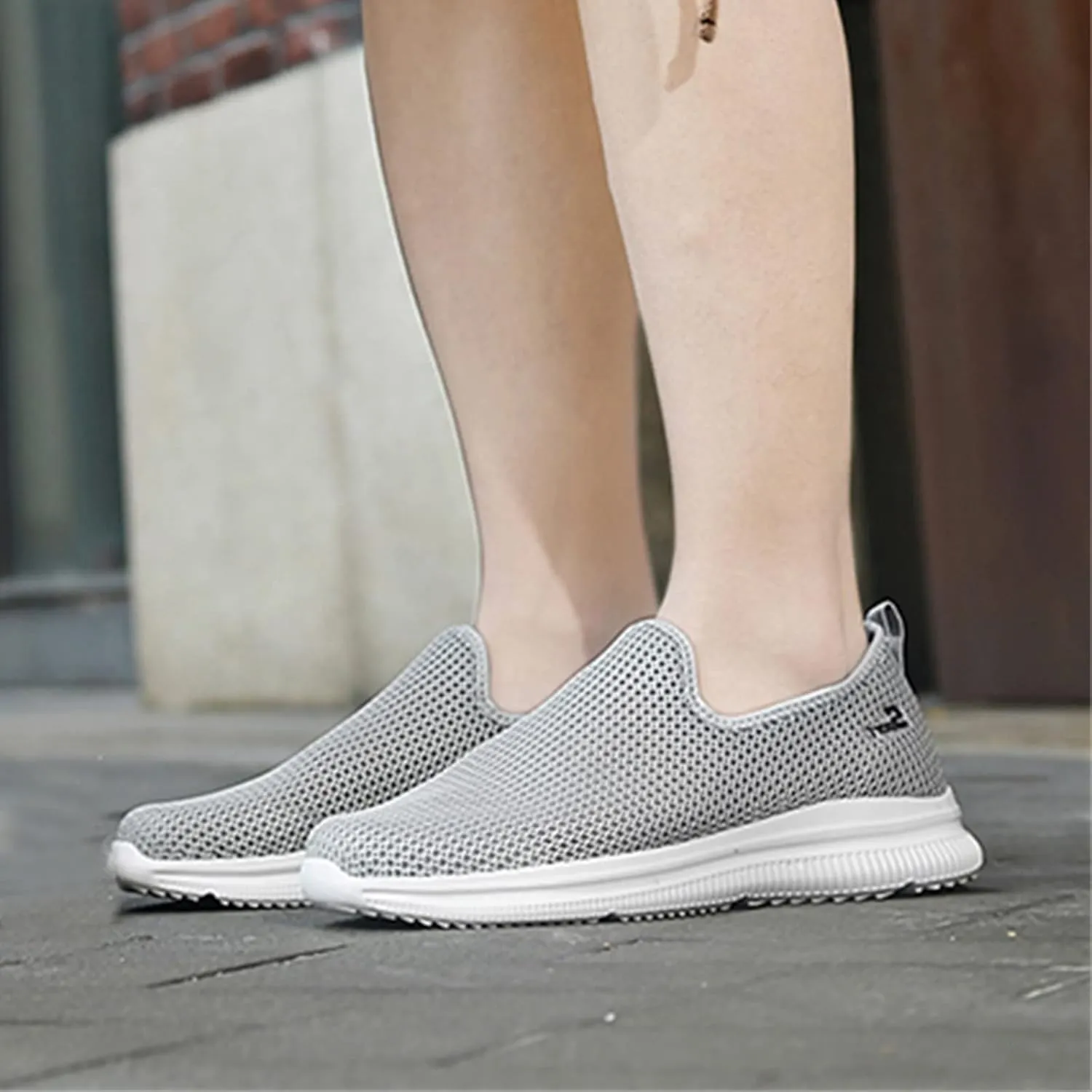 Mesh Slip On Sneaker for Women Comfort Lightweight Breathable Running Shoes Non Slip Casual Sneakers Walking Shoes Women Arch Support