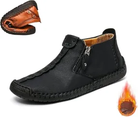 Phanile Mens Shoes, Men's Outdoor Comfy Arch Support Waterproof Walking Shoes, Orthopedic Sneakers Slip on Loafers