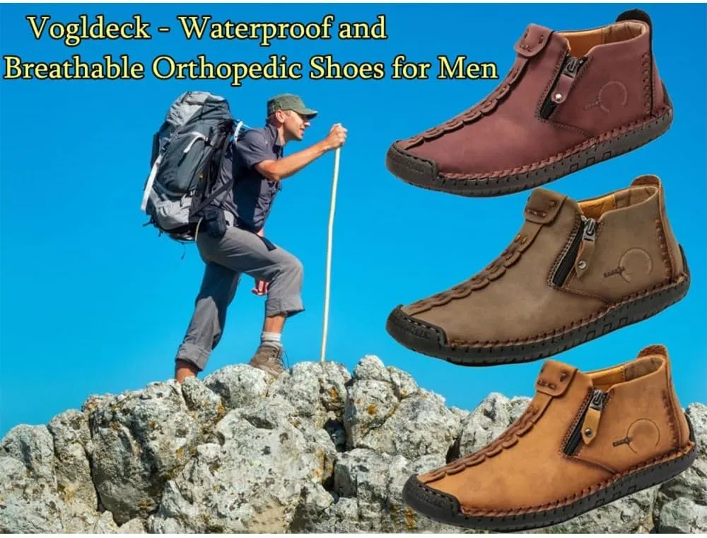 Phanile Mens Shoes,Phanile Men's Outdoor Comfy Arch Support Waterproof Walking Shoes,Orthopedic Sneakers Loafers