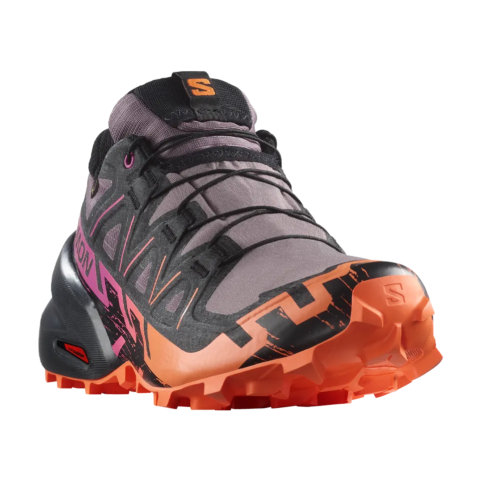 Salomon Women's Speedcross 6 GTX Moonscape/Black/Bird Of Paradise