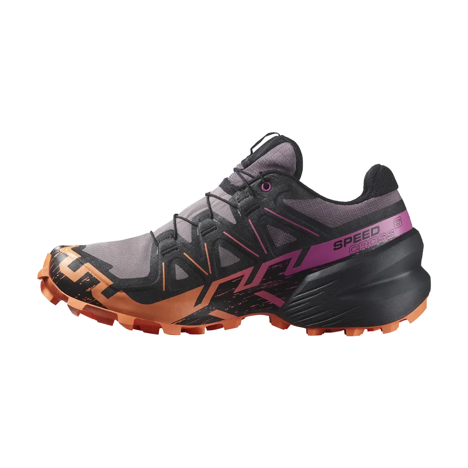 Salomon Women's Speedcross 6 GTX Moonscape/Black/Bird Of Paradise