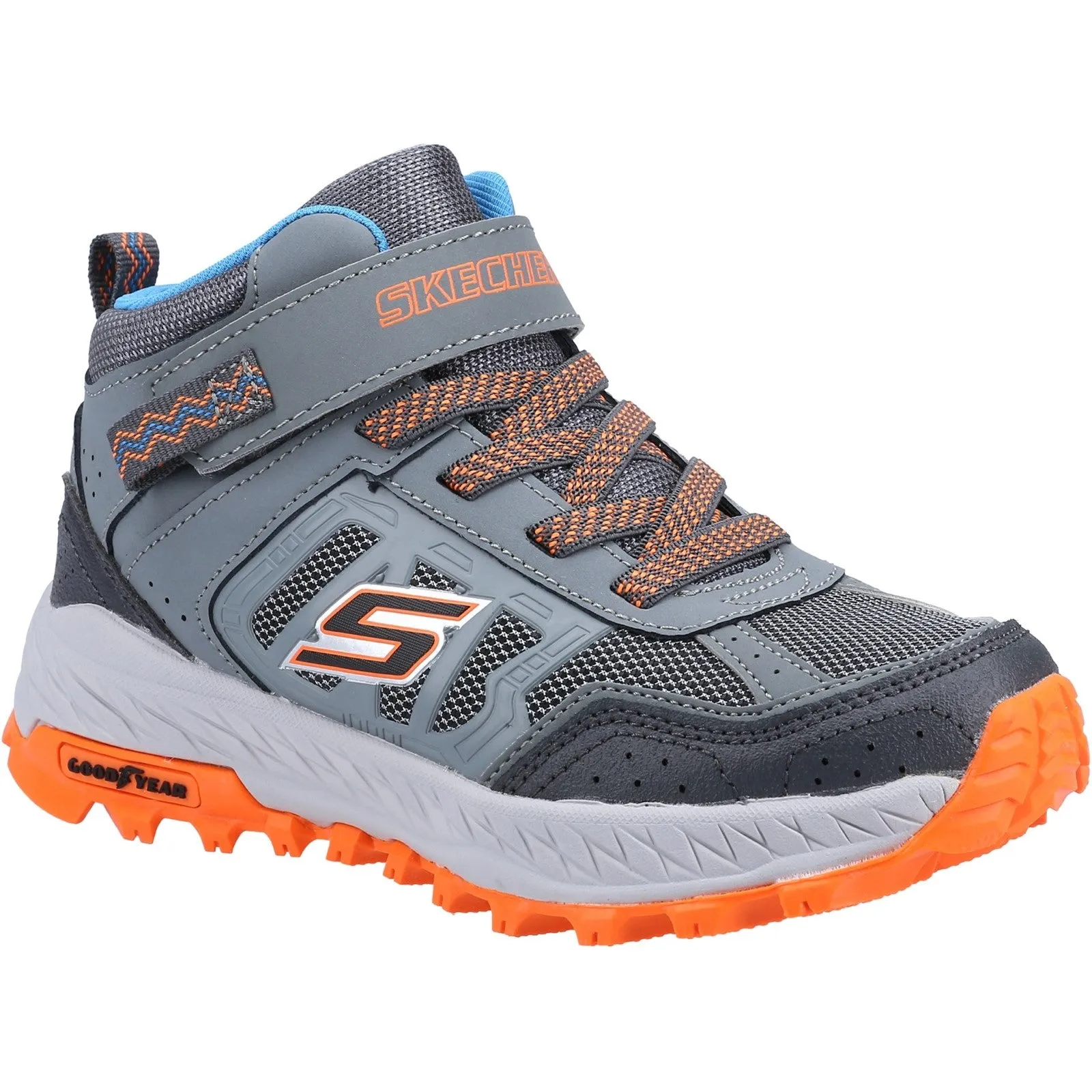 Skechers Boys Fuse Tread Trekor Hiking Boots - Grey