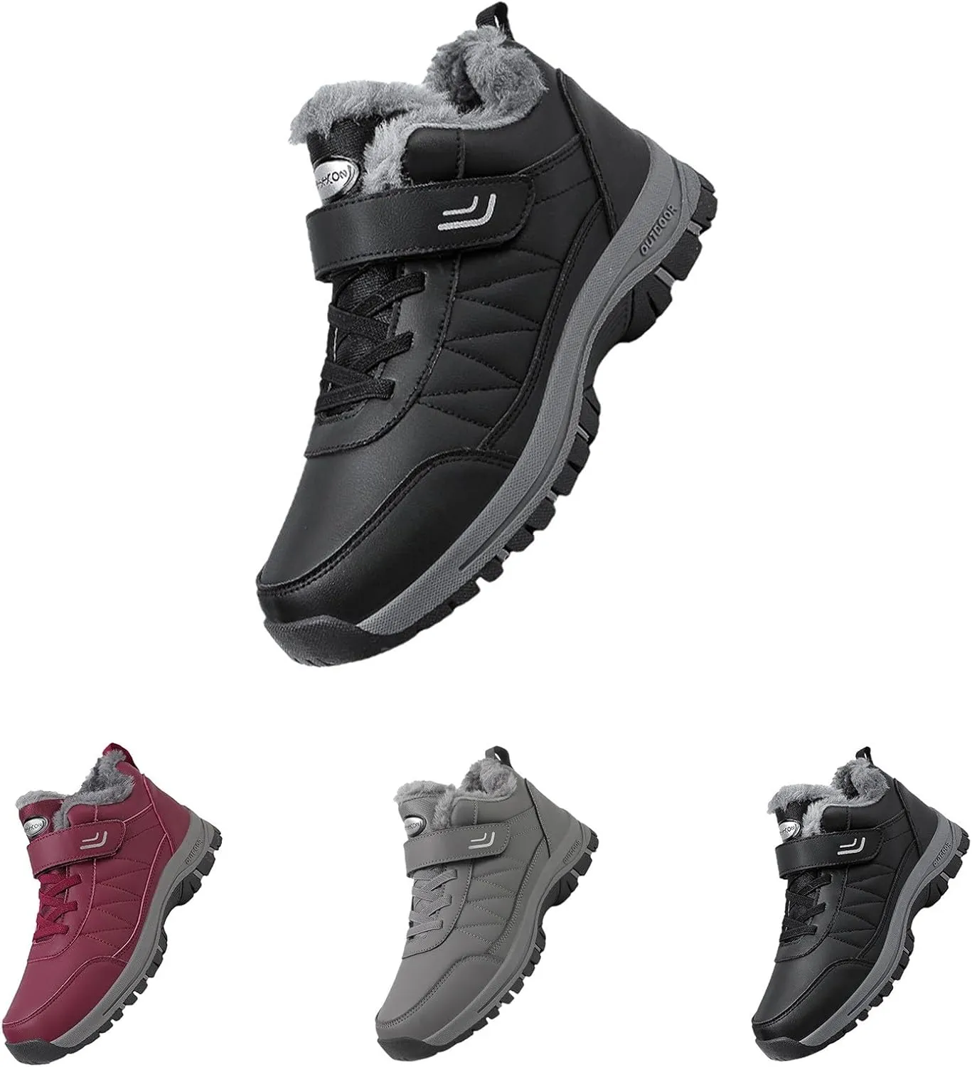 Slip on Snow Boots for Women Anti Slip Boots For Women Snow Boots Waterproof Winter Walking Shoes For Men