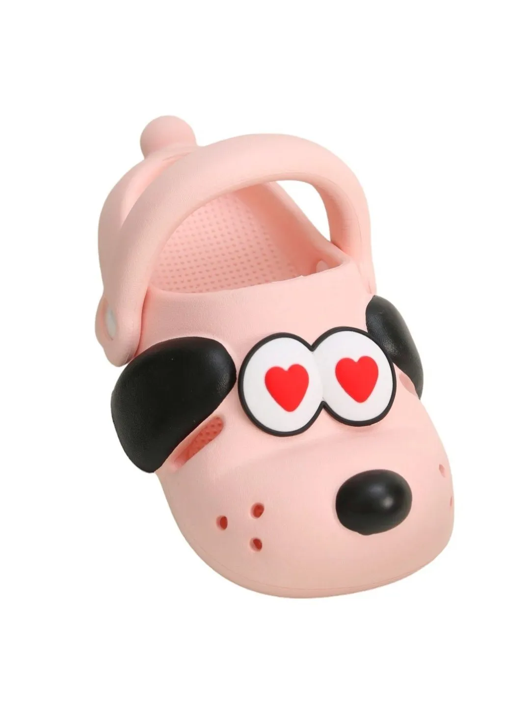Sweetheart Soft Pink Puppy Girl's Clogs