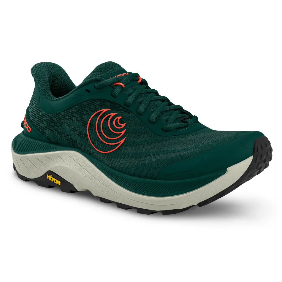 Topo Men's Ultraventure 4 Running Shoes in Dark Teal/Orange SS25