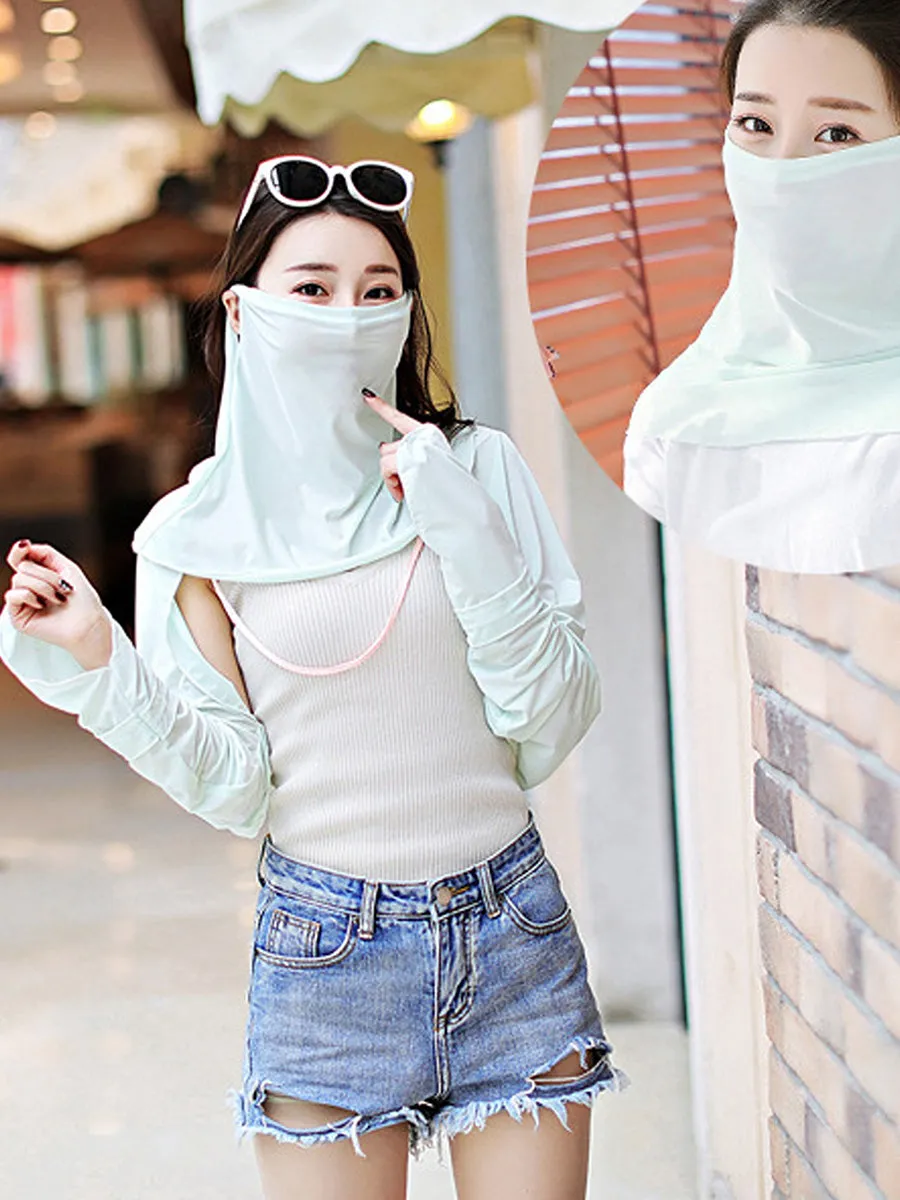 UV Protection Ice Silk Breathable Elastic Wholesale Neck Gaiter