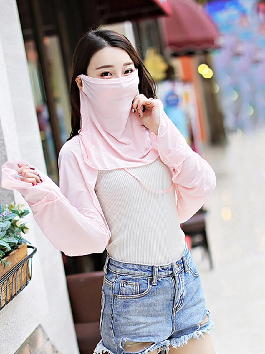 UV Protection Ice Silk Breathable Elastic Wholesale Neck Gaiter
