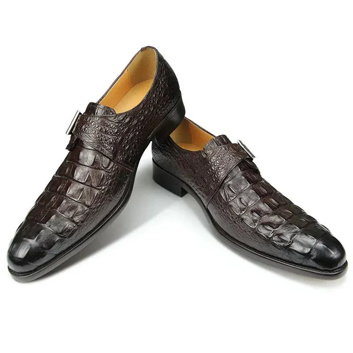 Veltique Easy Monk Strap Shoes