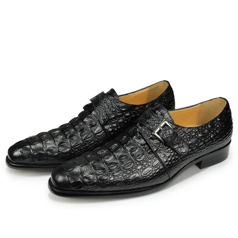 Veltique Easy Monk Strap Shoes