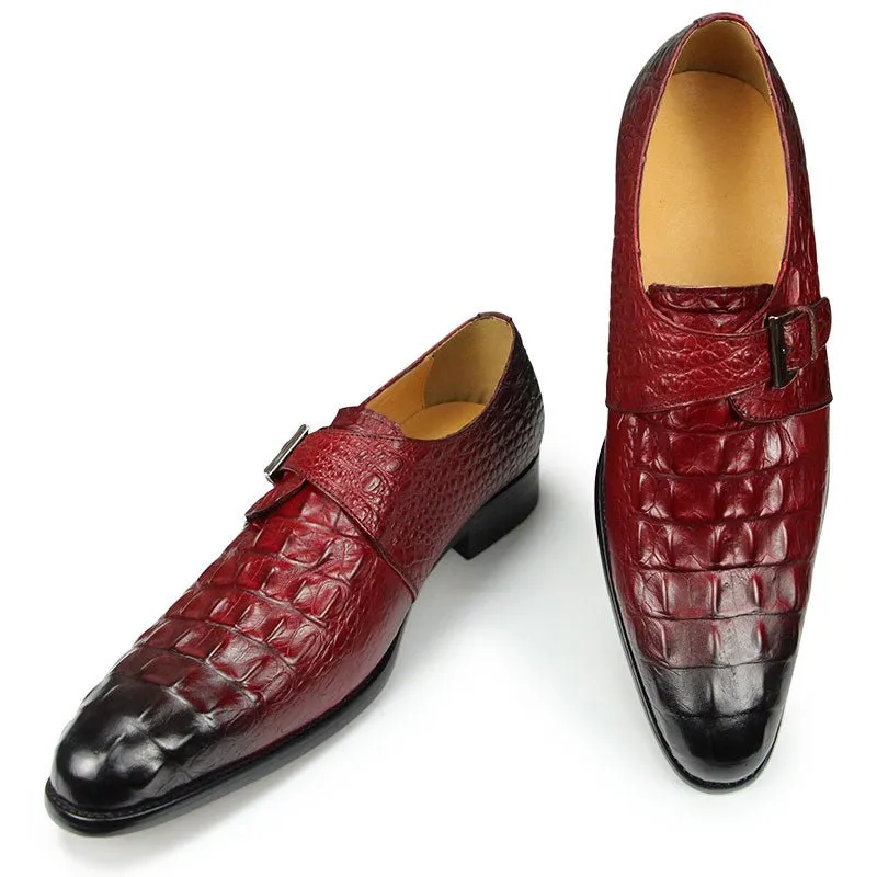 Veltique Easy Monk Strap Shoes