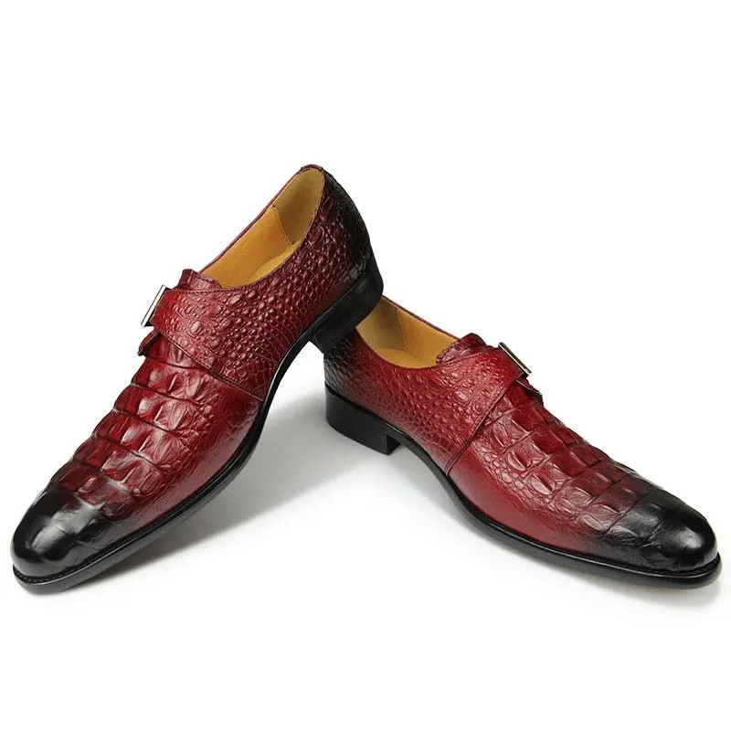 Veltique Easy Monk Strap Shoes