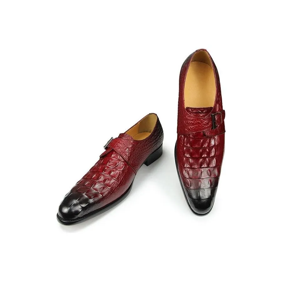 Veltique Easy Monk Strap Shoes