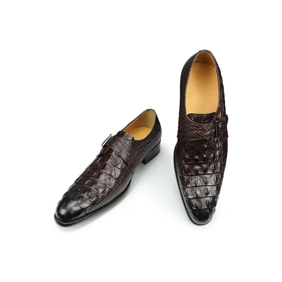 Veltique Easy Monk Strap Shoes