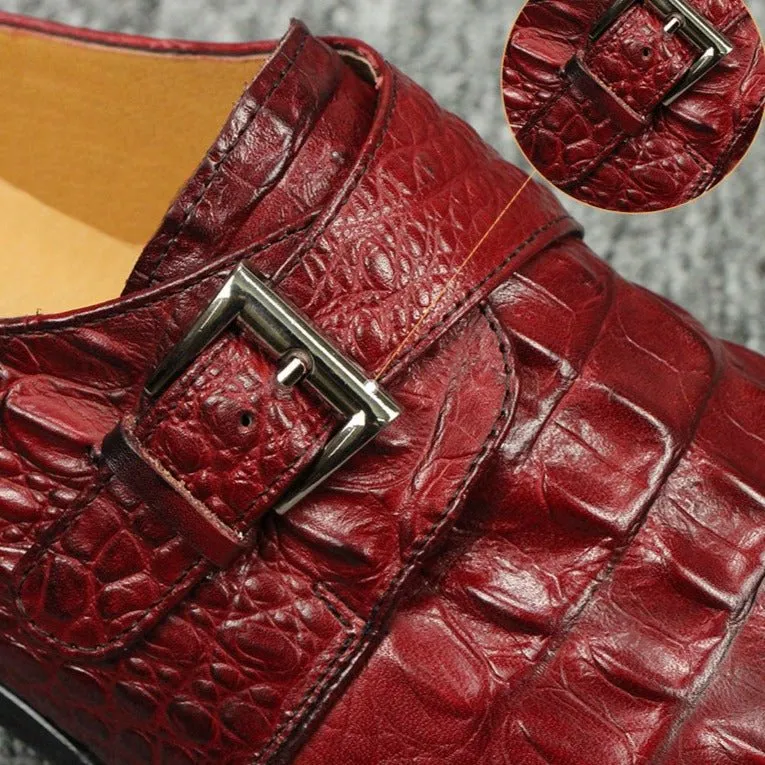 Veltique Easy Monk Strap Shoes