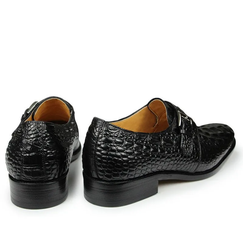 Veltique Easy Monk Strap Shoes