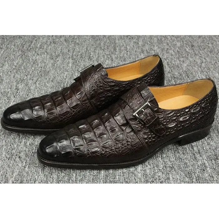Veltique Easy Monk Strap Shoes