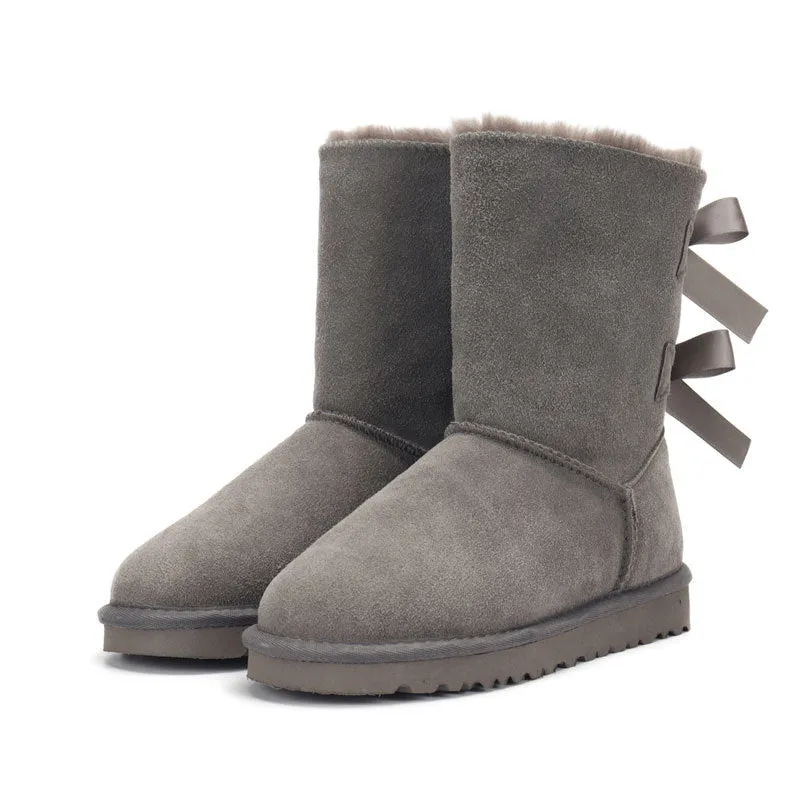 Women Genuine Winter Warm Snow Boots