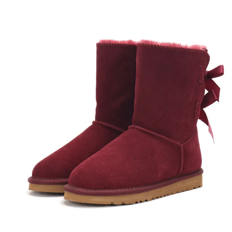 Women Genuine Winter Warm Snow Boots