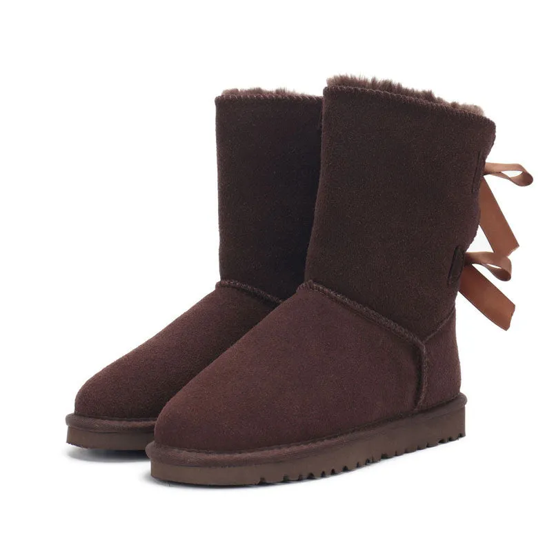 Women Genuine Winter Warm Snow Boots