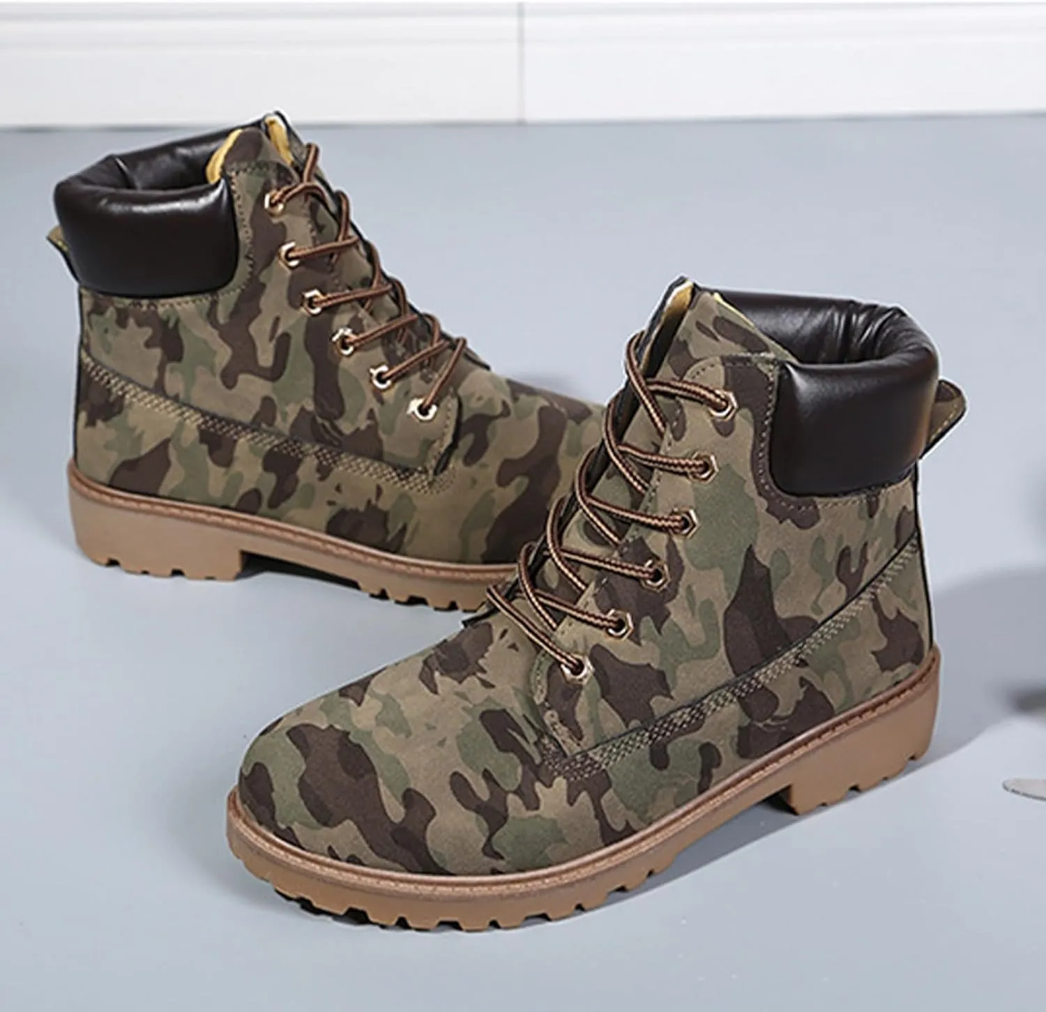 Women Winter Boot Mid Calf Lightweight Hiking Insulated Non-Slip Outdoor Boots Warm Ankle Anti-Slip Boots